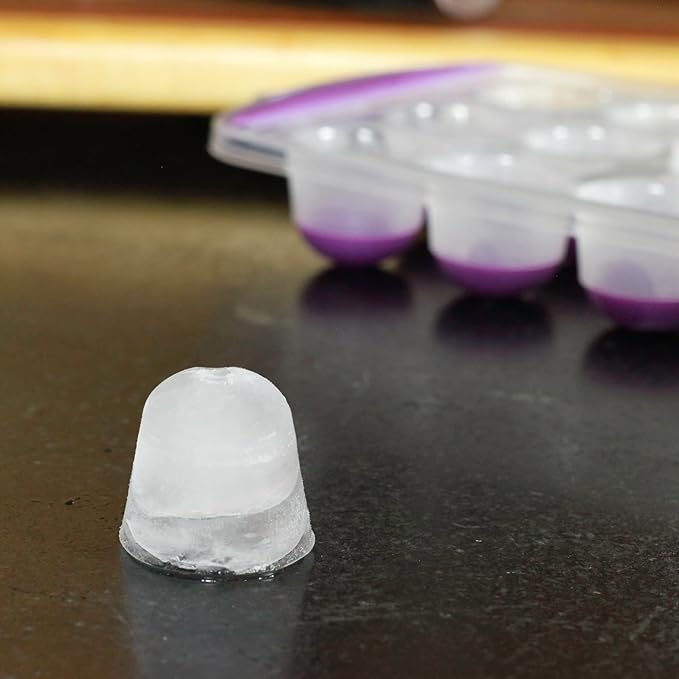 Chef Craft Select Plastic Ice Cube Tray, 11 inch in length yields 21 cubes - Image 4