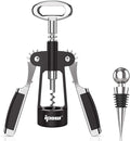 IPOW Wine Opener, Zinc Alloy Wine Bottle Opener, Wing Corkscrew Heavy Duty by IPOW