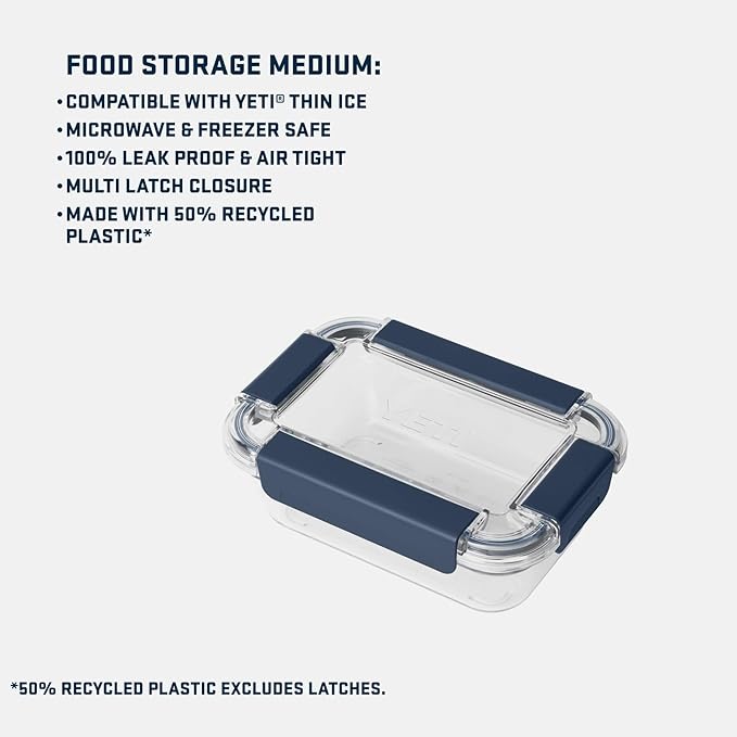 YETI Plastic Food Storage Container, BPA Free, Locking & Airtight Lid, and - Image 4