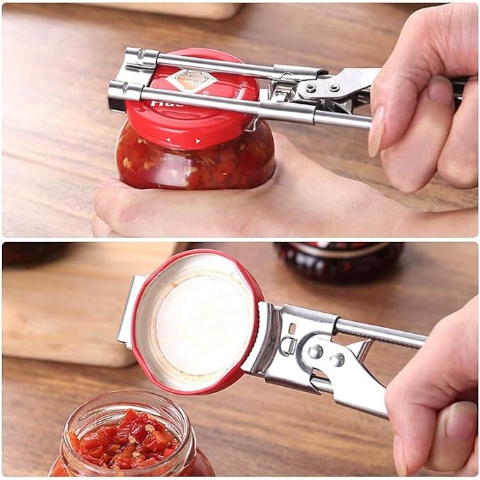 zengxiaoyun Master Jar & Bottle Opener, Adjustable Multifunctional Stainless - Image 4