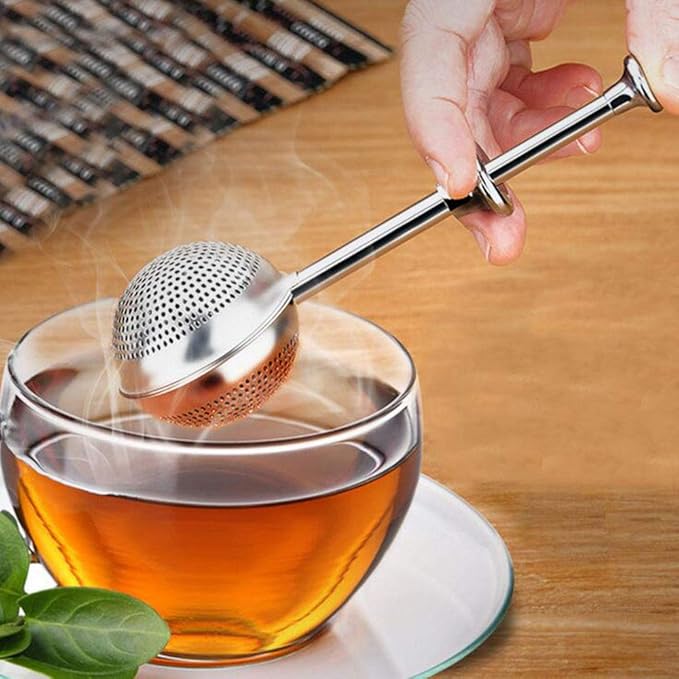 4Pcs Stainless Steel Tea Infuser Tea Strainer Sugar Flour Sifters Powdered - Image 4