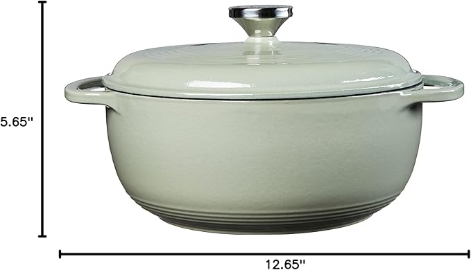 Lodge 4.5 Quart Enameled Cast Iron Dutch Oven - Image 7