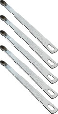 5PCS 1/32 Teaspoon Single Tiny Measuring Spoon, Small Individual Stainless by BERYLER