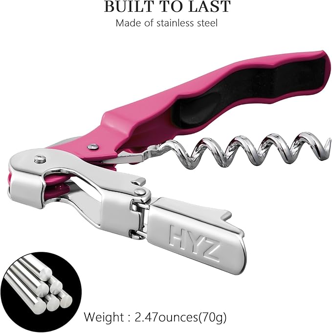 HYZ 2-Pack Wine Opener Waiter Corkscrew, Professional Wine Key - Image 3