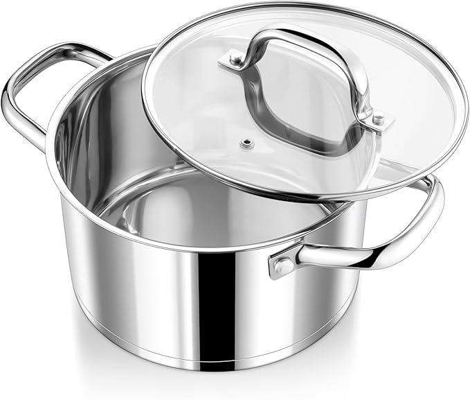 P&P CHEF 4 Quarts Cooking Stock Pot by PPCHEF