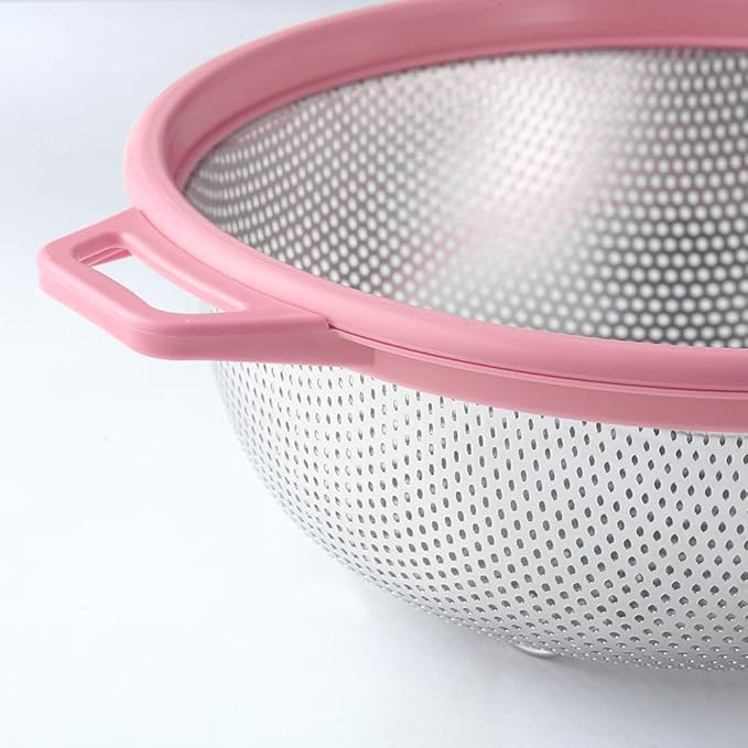 HiramWare Stainless Steel Colander - Image 6