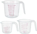 DTDNZKN 3 Pack Measuring Cup Set, Includes 250Ml, 500Ml and 1000Ml Plastic by DTDNZKN