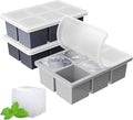 Large Ice Cube Tray for Whiskey: FDDBI Big Square Ice Cube Maker for Cocktail by FDDBI