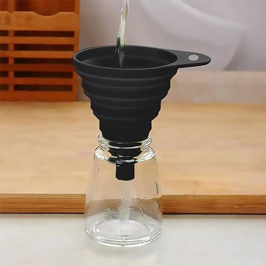 Funnels for Kitchen Use, Food Grade Silicone Collapsible Kitchen Funnel - Image 6