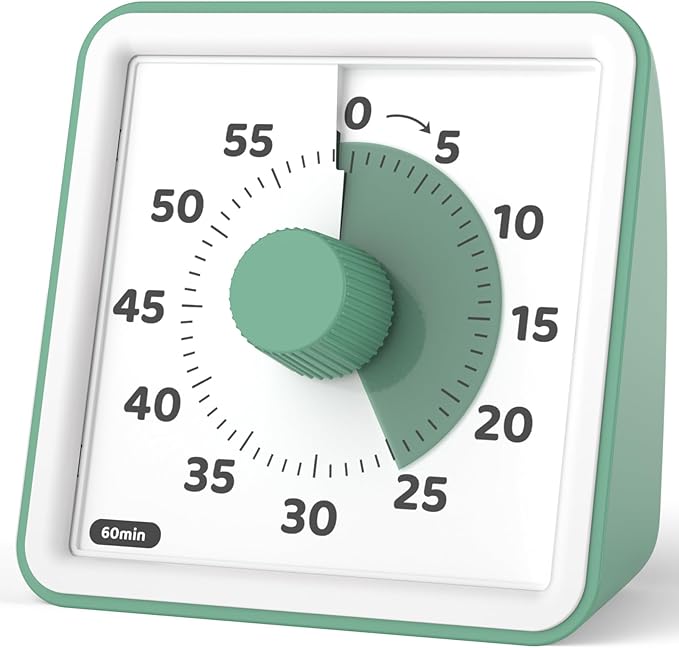 LIORQUE Visual Timer for Kids, 60-Minute Countdown Timers for Classroom Office by LIORQUEProducts