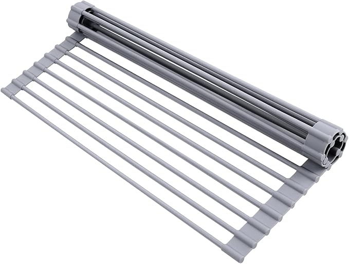 Ohuhu Roll Up Dish Drying Rack, Over The Sink Multipurpose Roll-Up Dish Racks by Ohuhu