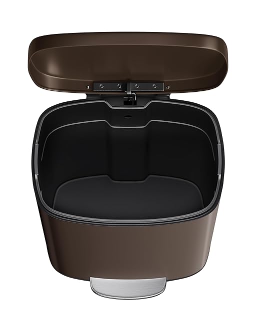 Garvee 13 gal and 2.6 gal Metal Trash Can Combo Set, Rustproof Garbage Can - Image 8