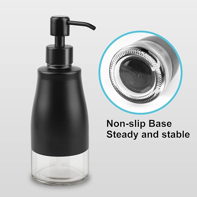 AUMIO Dish Soap Dispenser with Stickers, 2 Pack Kitchen Dish Refillable Liquid - Image 5