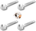 4Pcs Tea Bag Squeezer, Stainless Steel Clip On Strainer, Tea Spoon Tongs by CCDANSIYUCR
