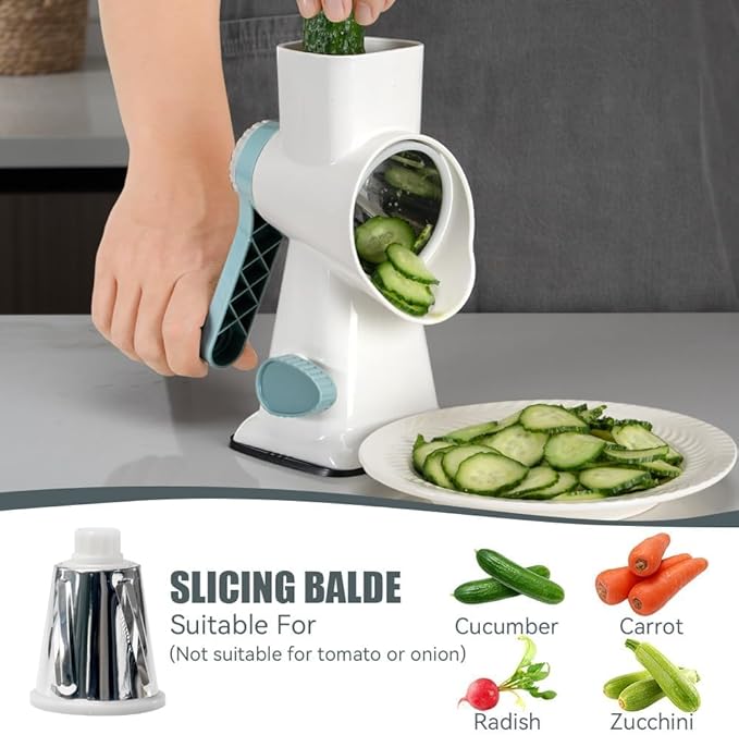 KEOUKE Rotary Cheese Grater Pro 6 in 1 - Image 5