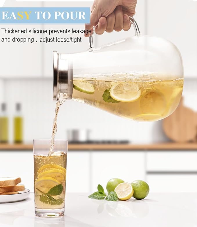 LUNA & MANTHA Glass Pitcher - Image 3
