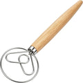 Danish Dough Whisk Stainless Steel Hook Dutch Bread Mixer by Agttete