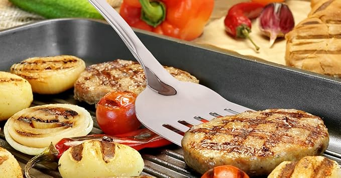 Zulay Kitchen Stainless Steel Slotted Turner - Image 7