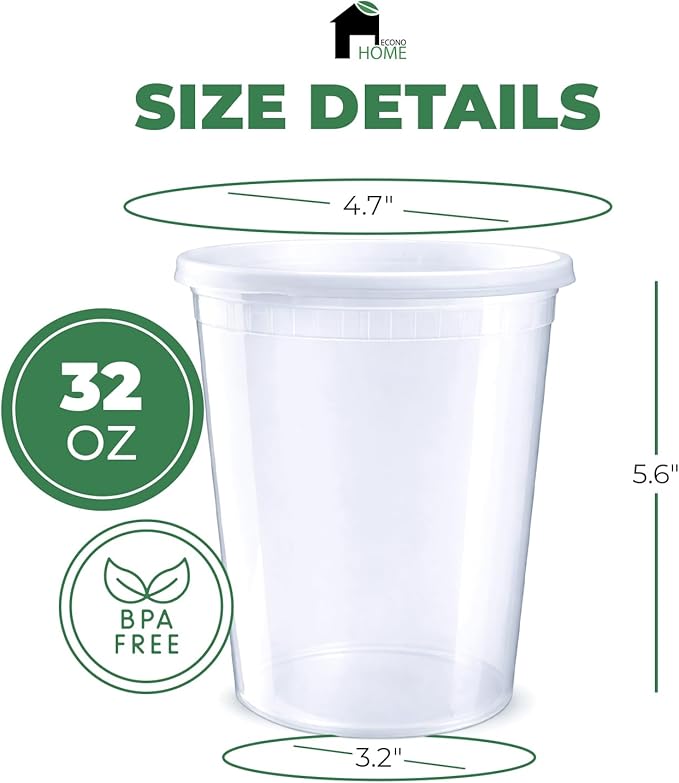 EconoHome Clear Deli Containers - Image 3