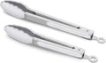 2 Pack Silicone Kitchen Tongs – 9" & 12" Set, Heat Resistant up to 500°F by ALLWIN-HOUSEWARE