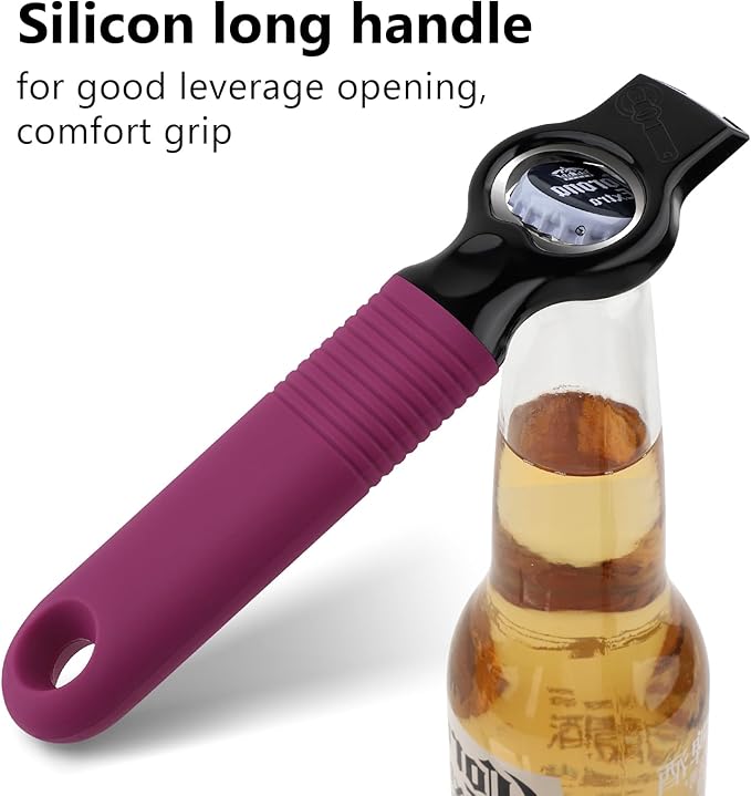 2-Pack Magnetic Beer Bottle Opener & Soda Can Opener, 2-in-1 Bottle Opener and - Image 4