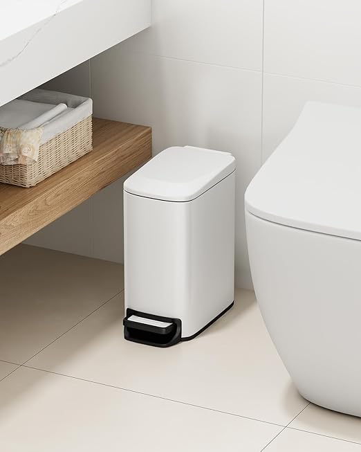 TIPGO Slim Bathroom Trash Can - Image 5