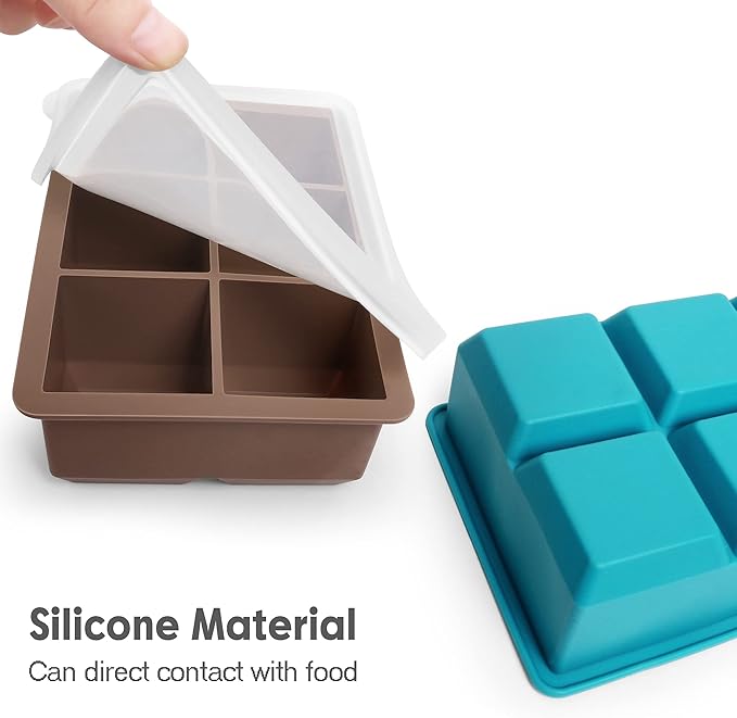 Excnorm Silicone Ice Cube Trays 3 Pack - Image 3