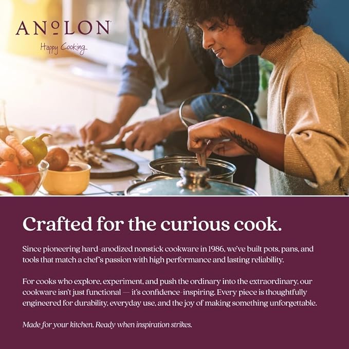Anolon Nouvelle Stainless Steel Cookware Pots and Pans Set, 10 Piece - Image 11