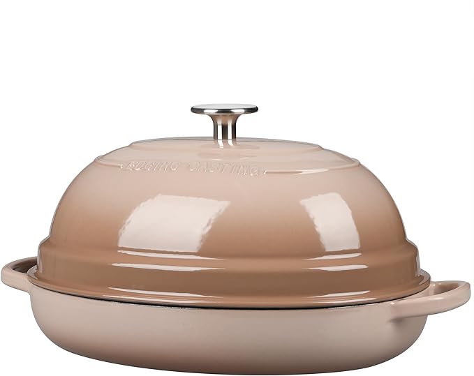 EDGING CASTING Enameled Oval Cast Iron Dutch Oven Pot - Image 8