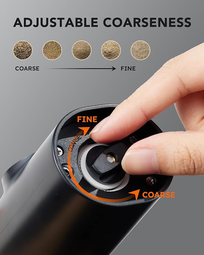 FORLIM Rechargeable Electric Salt and Pepper Grinder Set - Image 5