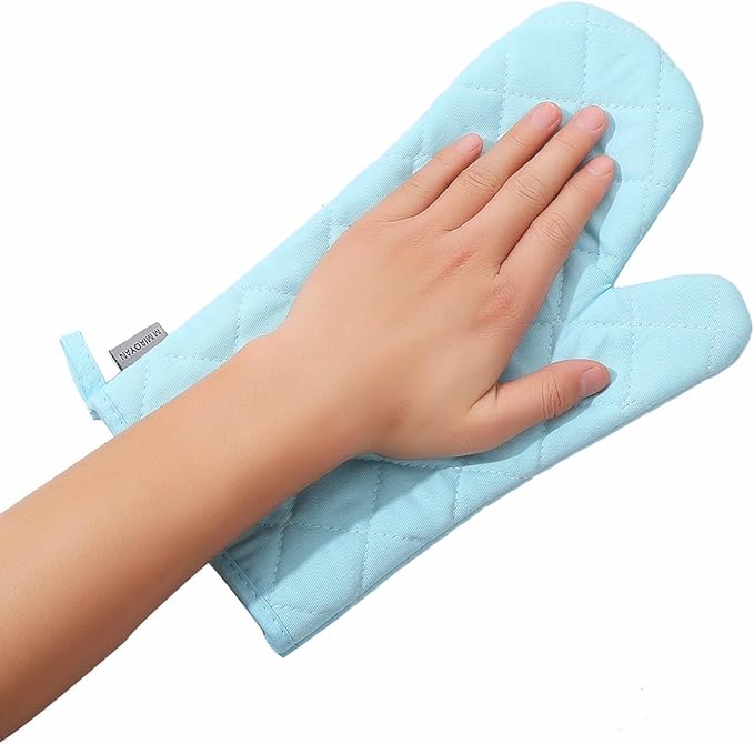 Oven Mitts and Pot Holders 4 pcs Set, High Heat Resistant 500 Degree Extra - Image 6