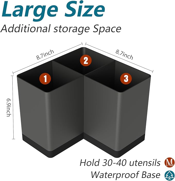 Suli Utensil holder, Kitchen Utensil Organizer - Image 2
