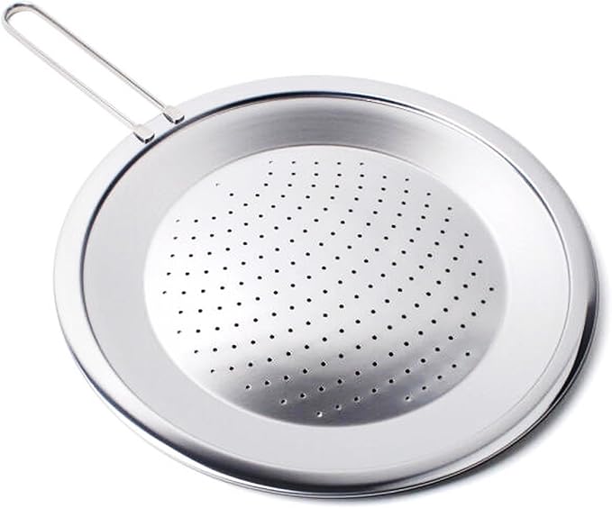Stainless Steel Splatter Screen Lid, Oil Splash Guard by Minecook