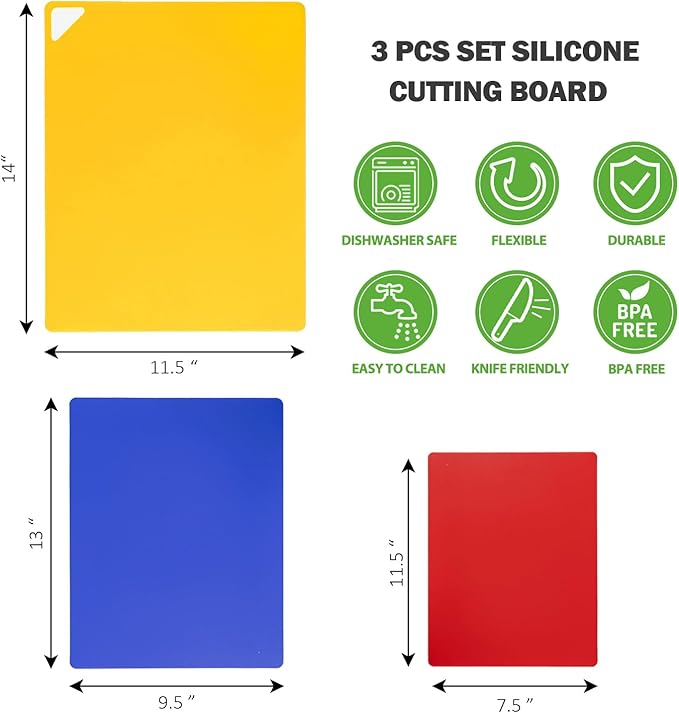WK Flexible Plastic Cutting Boards - Image 2