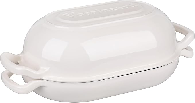 VORRINGARD Enameled Cast Iron Sourdough Bread Oven, Dutch Oven, Loaf Cast Iron - Image 9