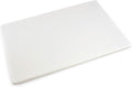 Commercial Grade Plastic Cutting Board 18 x 12 x 1/2 Thick High Density White by ThirteenChefs