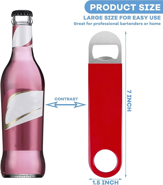 KTOJOY 3 Pack Bottle Openers, Beer Bottle Openers, Speed Openers, Stainless - Image 2