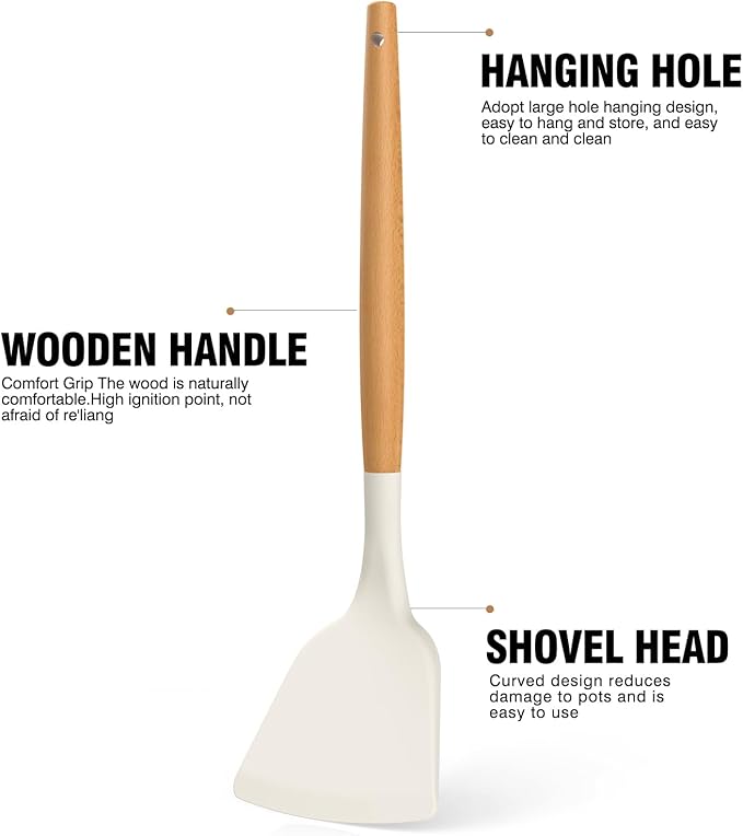 AVGPD Silicone Cooking Utensils Set, Silicone Utensils - Image 7