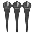 Oil Funnel 3-Pack | 11" Long Nesting Plastic Funnels by Terbold