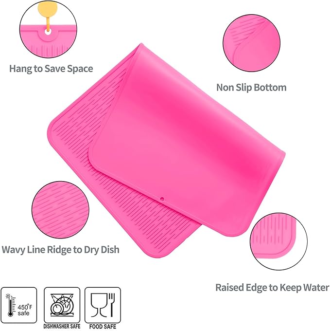 MicoYang Silicone Dish Drying Mat - Image 3
