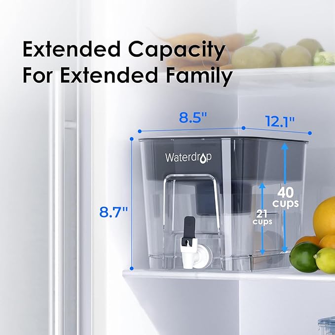 Waterdrop 40-Cup Large Water Filter Dispenser - Image 2