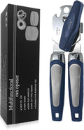 Safring Can Opener Manual, Handheld Strong Heavy Duty Stainless Steel Can Opener by Safring