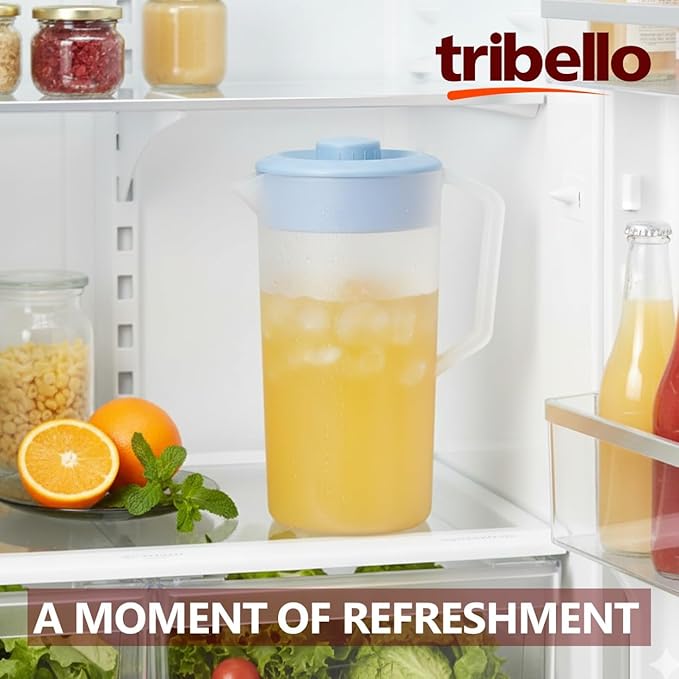 Tribello Pitcher with Lid Half Gallon, Ice Tea, and Drinks, Freezer/Dishwasher - Image 7