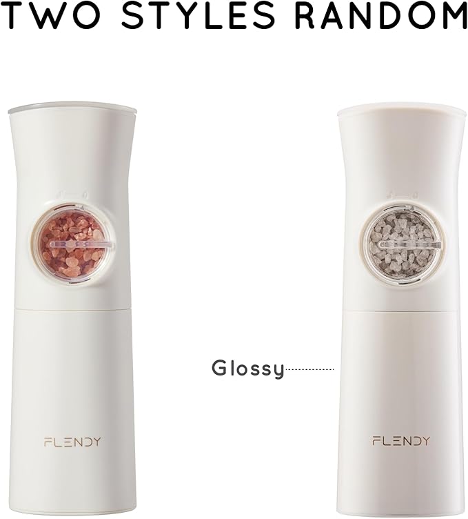 Flendy Gravity Electric Salt and Pepper Grinder Set Rechargeable, Automatic - Image 7