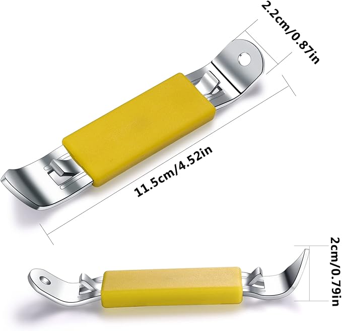 3 Pieces Magnetic Bottle Openers Can Opener Classic Beer Opener Stainless Steel - Image 3