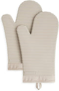 KITCHENAID Ribbed Soft Silicone Oven Mitt 2-Pack Set by KitchenAid