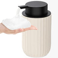 Ceramic Foaming Soap Dispenser, 12 oz Bathroom Foam Hand Soap Dispenser by Dlirho