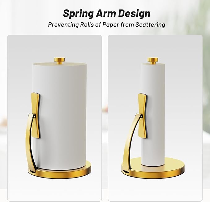 VEHHE Paper Towel Holder Countertop, Paper Towel Holder - Image 5
