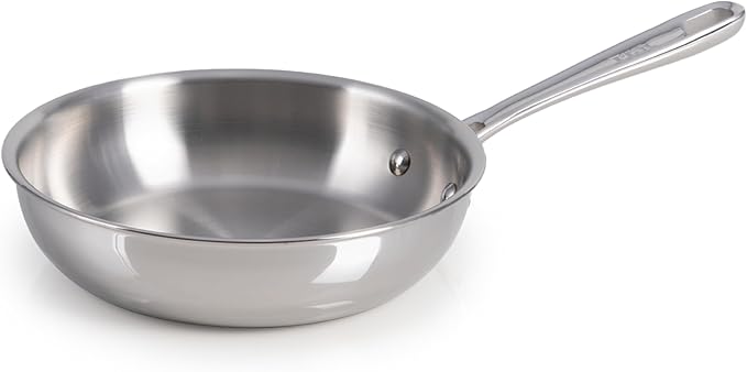 T-Fal Pro Tri-Ply Stainless Steel Fry Pan, 8 Inch, Induction Compatible by T-falbrand