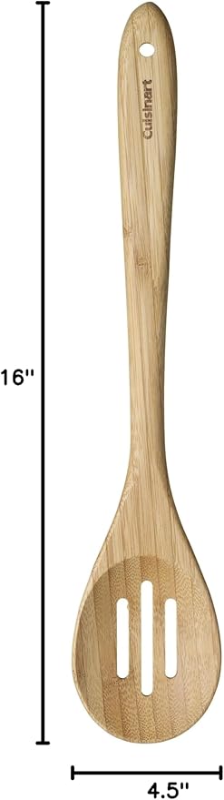 Cuisinart Green Gourmet Bamboo Solid and Slotted Spoons - Image 4